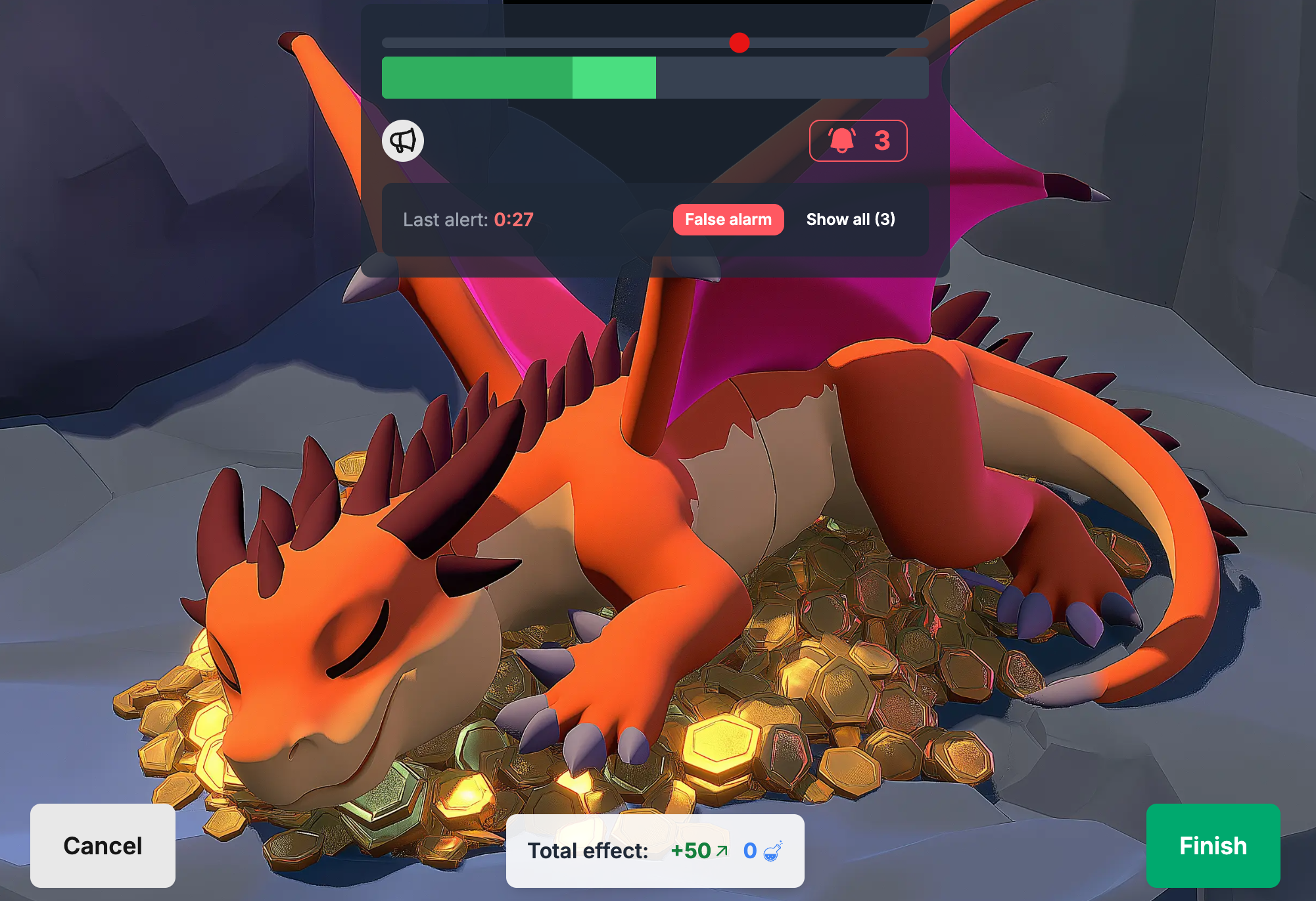 Lohe magab rahulikult taustal