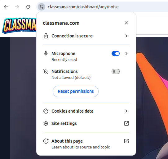 Chrome'i mikrofoni õigused