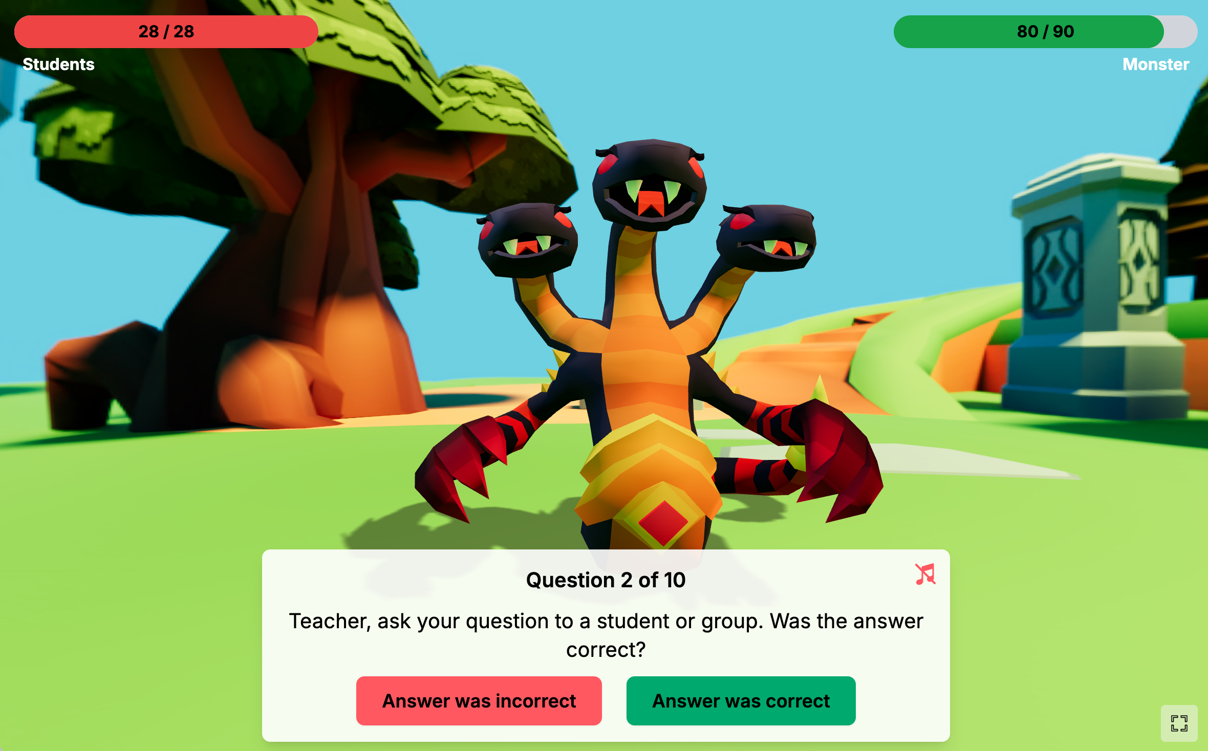 Koletiste Lahingu mänguekraan